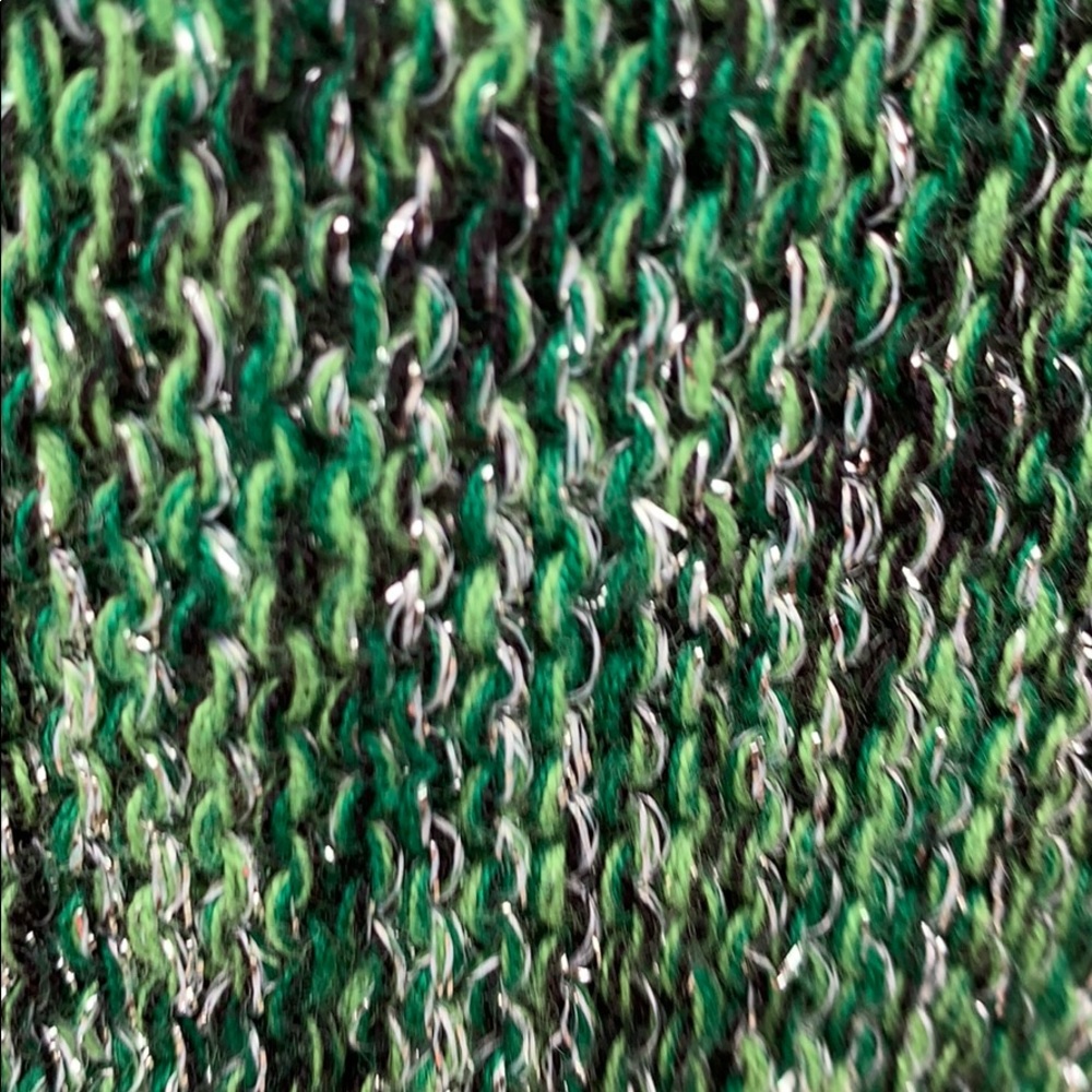 Inc International Concepts Green Marble Metallic Cowl Neck Sweater Top - Picture 8 of 10